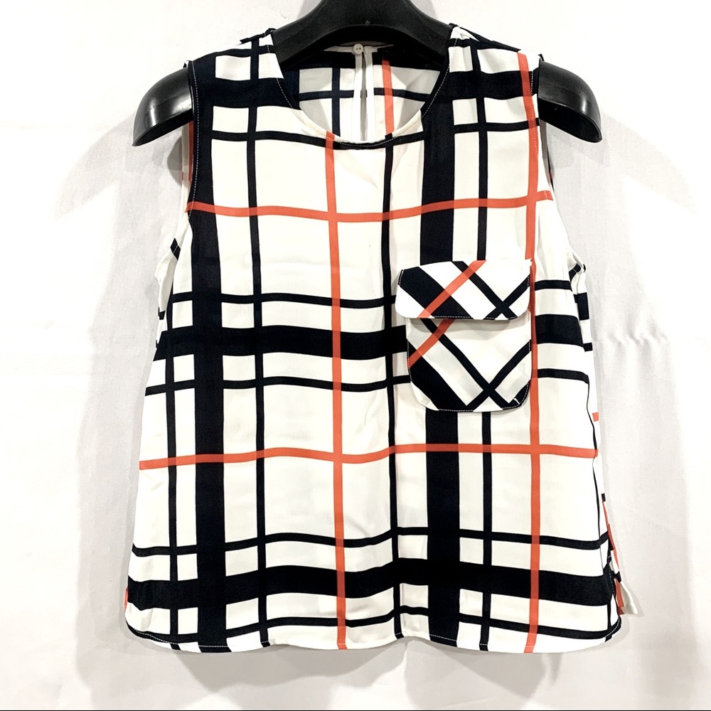 ZARA BASIC Women’s Print Top size XS